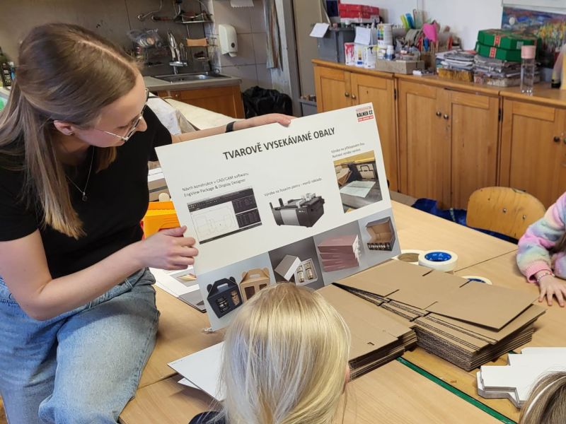 Workshop výroby krabiček a obalů